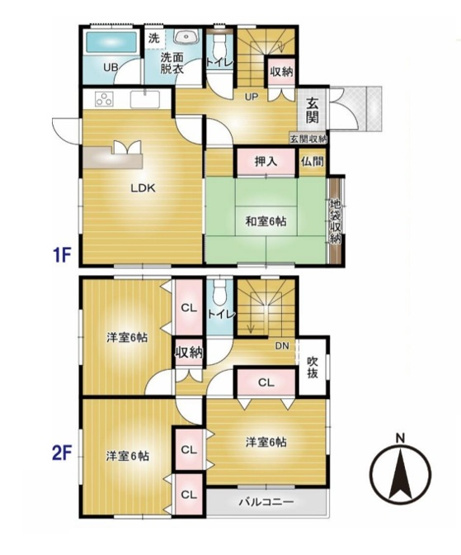 【間取り】 | 高崎市飯塚町　中古住宅