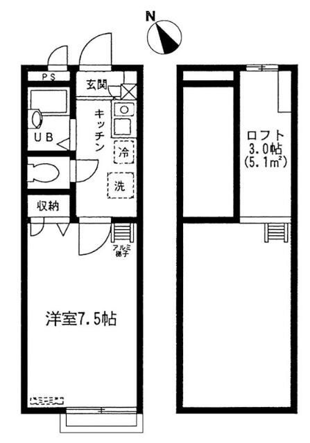 メインシティガーデン　スワの間取り