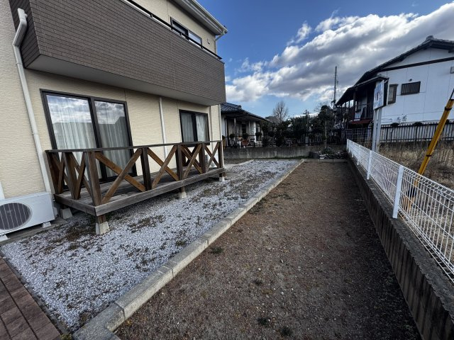 藤岡市藤岡　中古住宅の庭|藤岡市藤岡　未入居住宅