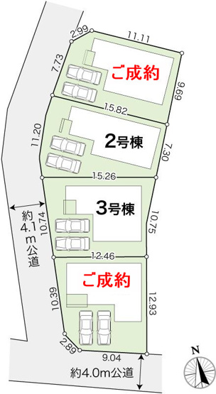 【区画図】 | 高知市介良乙/2号棟
