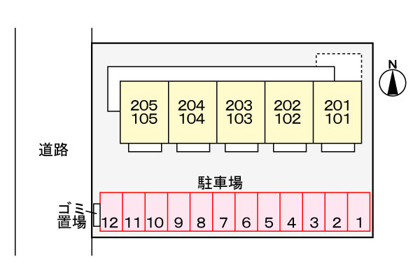 コー・メー・ハイムの駐車場|駐車場