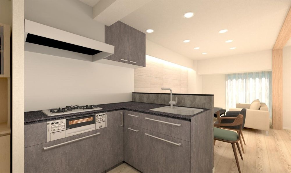 目黒プラザのキッチン|使いやすいキッチンです