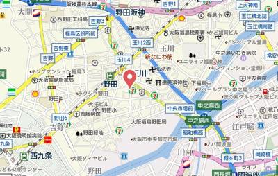 【地図】 | プレサンス大阪ゲートシティ