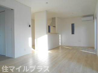 【居間・リビング】 | 本宮市仁井田新築一戸建て2棟 | おしゃれなリビングです