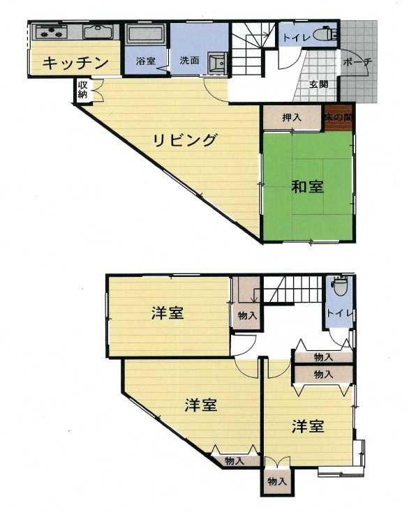 岩出市吉田・中古戸建・54744の間取り