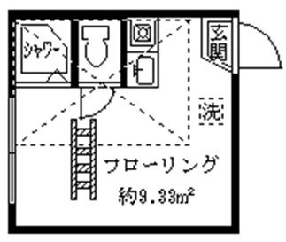 クレールメゾンの間取り|間取りです。