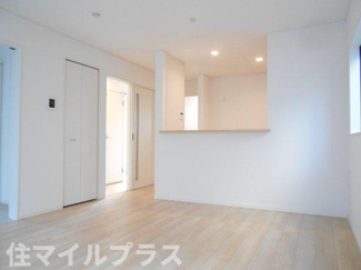 【居間・リビング】 | 本宮市仁井田新築一戸建て2棟 | おしゃれなリビングです