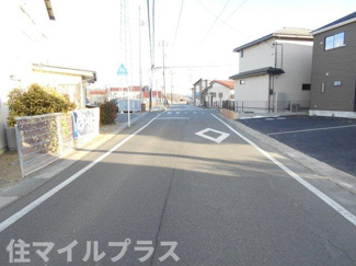 【前面道路含む現地写真】 | 本宮市仁井田新築一戸建て2棟 | 前面道路含む現地写真です
