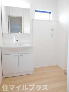 【独立洗面台】 | 本宮市仁井田新築一戸建て2棟 | 使いやすい独立洗面台です