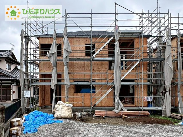 那珂市瓜連第14　新築戸建　1号棟の外観|小中学校が近く、お子様の通学も安心♪