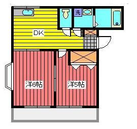 コリンヌ白幡の間取り