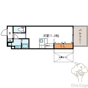 エスペランサ西天満の間取り