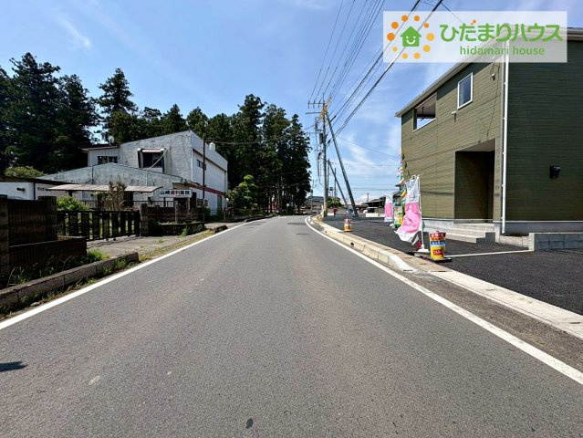 那珂市瓜連第14　新築戸建　5号棟の前面道路含む現地写真|今から見たいも大歓迎！お気軽にお問い合わせください☆彡