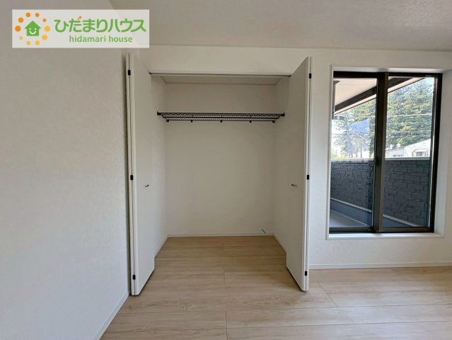那珂市瓜連第14　新築戸建　6号棟の収納|各居室にはしっかりと収納を完備！