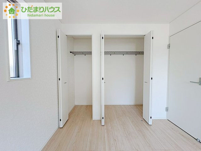 那珂市瓜連第14　新築戸建　6号棟の収納|洋室B収納