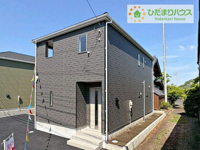 那珂市瓜連第14　新築戸建　6号棟の外観|スタイリッシュな外観です(^^)/