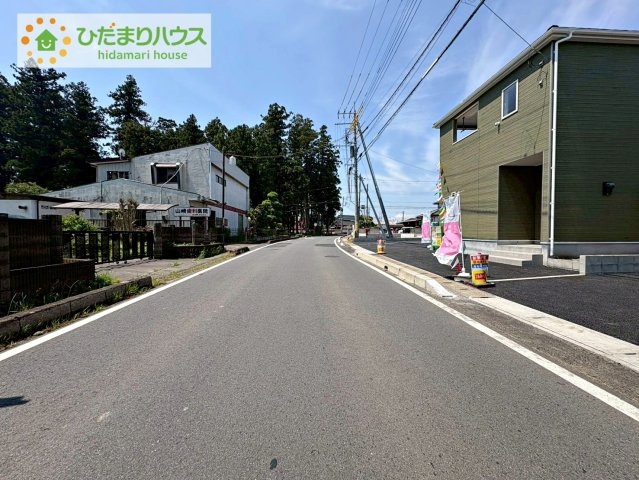 那珂市瓜連第14　新築戸建　6号棟の前面道路含む現地写真|今から見たいも大歓迎！お気軽にお問い合わせください☆彡