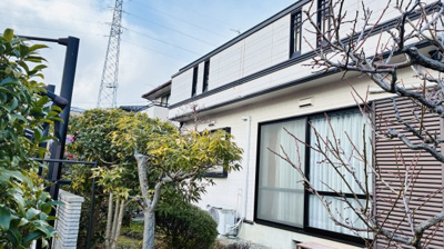 【その他】 | 大津市仰木の里東3丁目5-13　中古戸建 | 庭からの建物外観