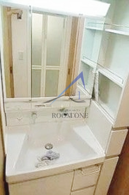 マンション勝どきの洗面所|洗面台です。