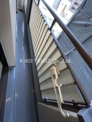 梅田プレミアムコートのバルコニー|広々としたバルコニーです