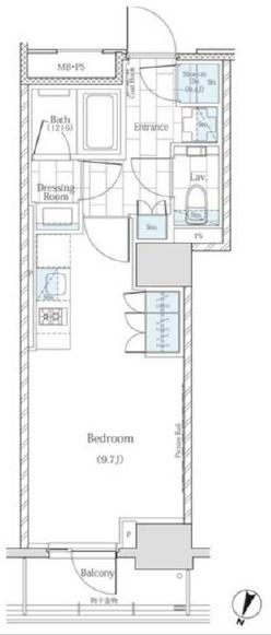 ザ・パークワンズ神田の間取り