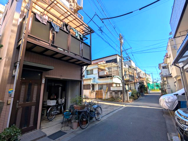 江東区東砂８丁目の建築条件付売地の前面道路含む現地写真|前面道路の様子③