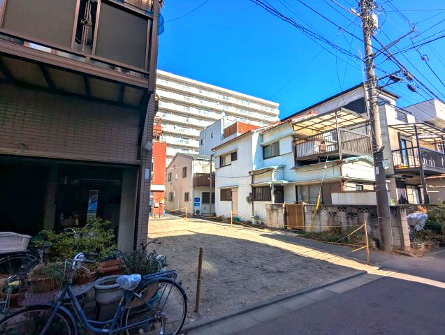 江東区東砂８丁目の建築条件付売地の前面道路含む現地写真|前面道路の様子④
