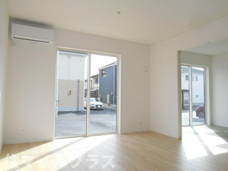 【居間・リビング】 | 矢吹町東郷新築一戸建て2棟 | 使いやすいリビングです