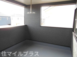【バルコニー】 | 矢吹町東郷新築一戸建て2棟 | 落ち着いた時間を過ごせるバルコニーです