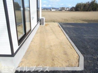 【庭】 | 矢吹町東郷新築一戸建て2棟 | お庭も活用できます