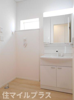 【独立洗面台】 | 矢吹町東郷新築一戸建て2棟 | 独立洗面台、朝の身支度には欠かせません