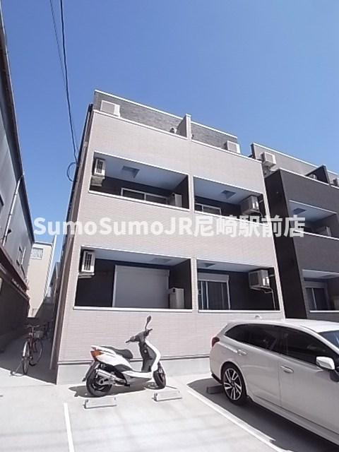 La Luce 尼崎の外観|おしゃれな外観です