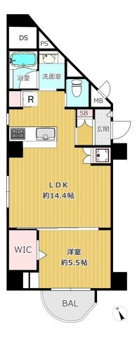 【間取り】 | イトーピア五反田マンション