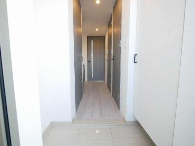 レジュールアッシュOSAKA新深江の玄関