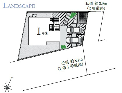 船橋市金杉８丁目４期の区画図