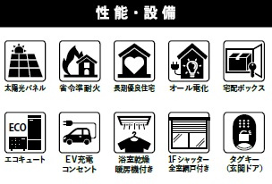 船橋市金杉８丁目４期の設備