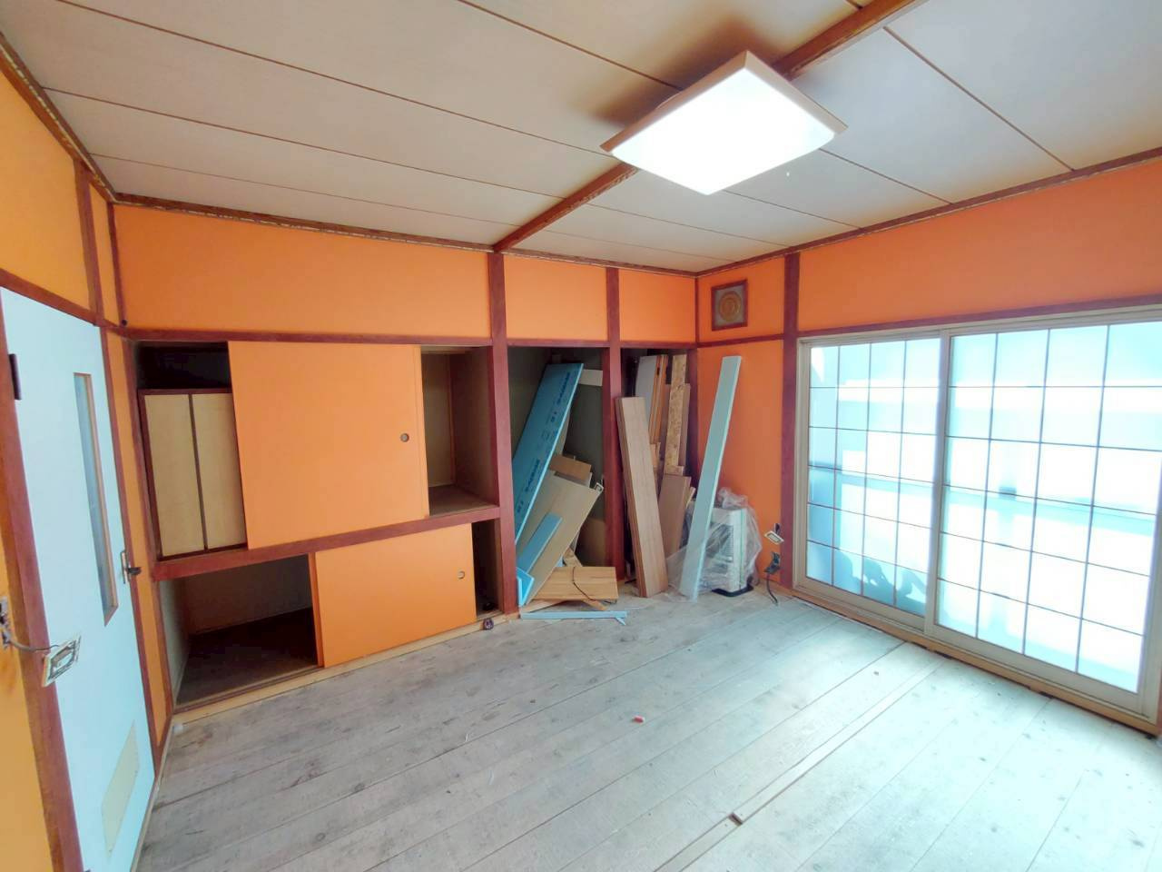 武佐1丁目21　中古住宅の和室|1階　8帖和室