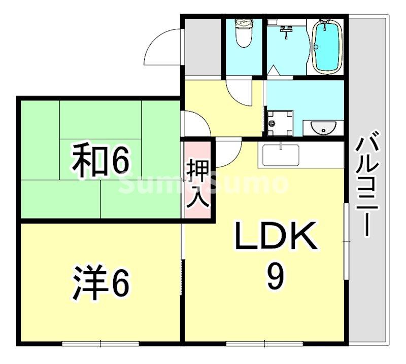 サイラント甲風園の間取り