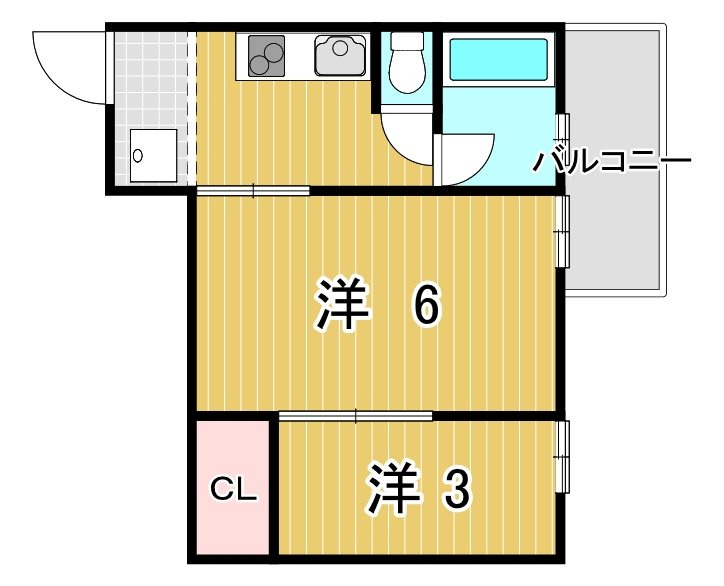 さつきマンションの間取り