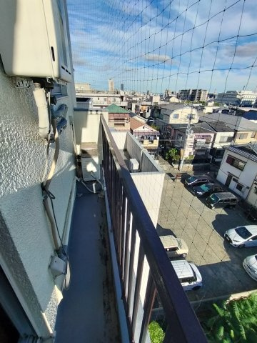 さつきマンションのバルコニー