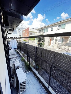 ニュー中町ハウスのバルコニー
