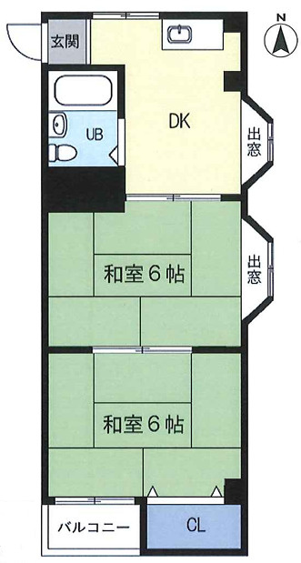サンロイヤル湊川の間取り