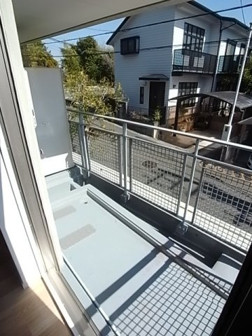 グランパレ苦楽園　北棟のバルコニー