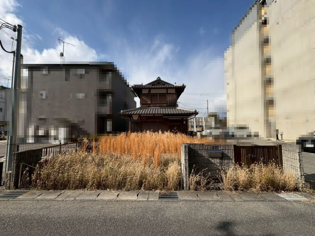 【成約済】亀岡市篠町馬堀駅前2丁目の外観|間口：約8.0ｍ