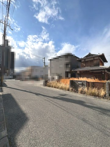 【成約済】亀岡市篠町馬堀駅前2丁目の前面道路含む現地写真|建物プランのご相談可能です。
お気軽にご相談ください！