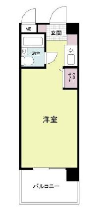 サンシャイン三宮の間取り