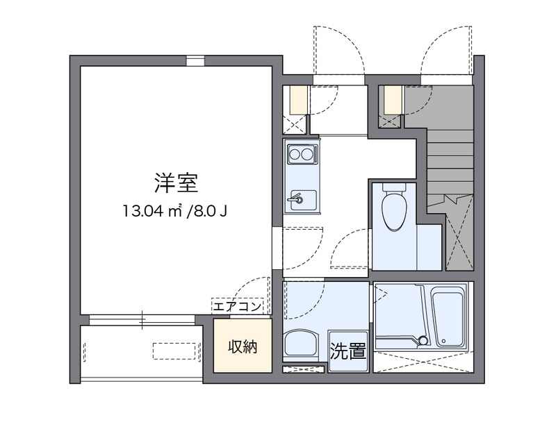 クレイノヤマボウシの間取り