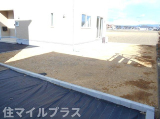 【庭】 | 矢吹町東郷新築一戸建て2棟 | お庭が付いています