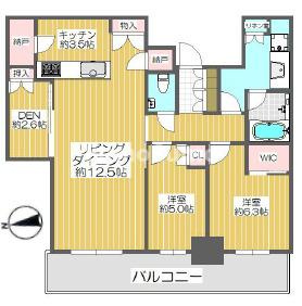 シエリアタワー大阪堀江の間取り