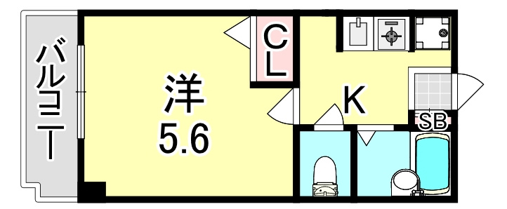 サンハウス御影本町の間取り